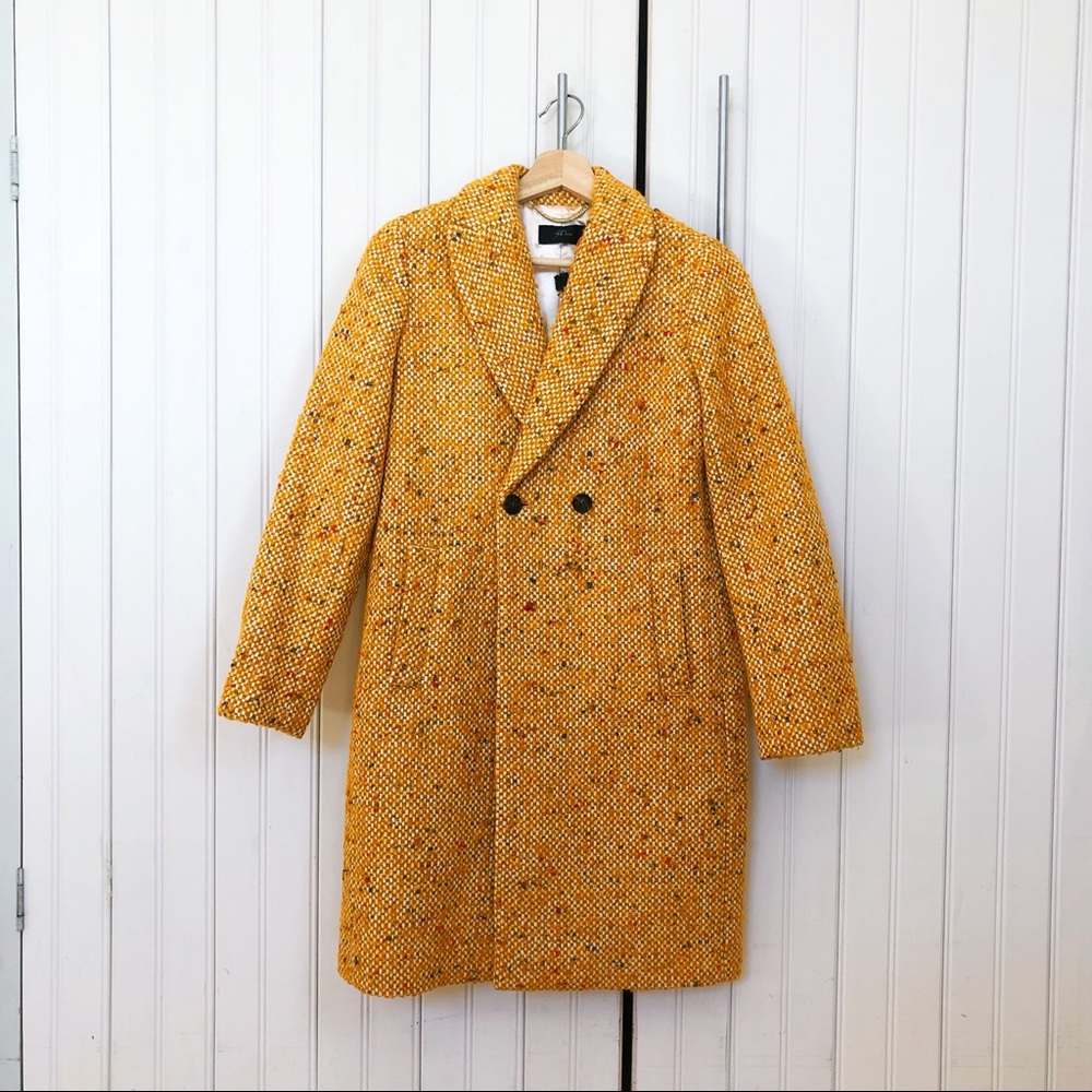 J. Crew Daphne Top Coat in Italian Tweed